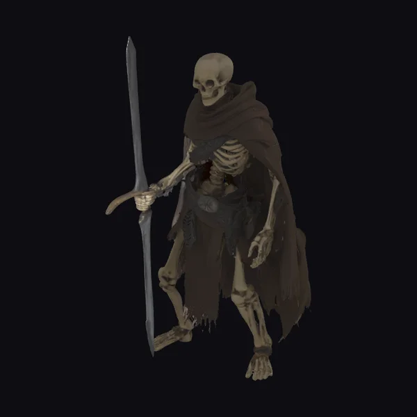 Skeleton Warrior with Sword