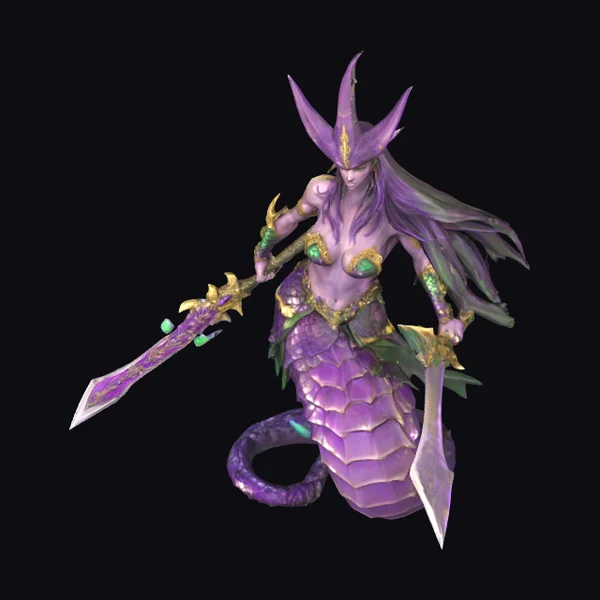 Purple Naga Warrior