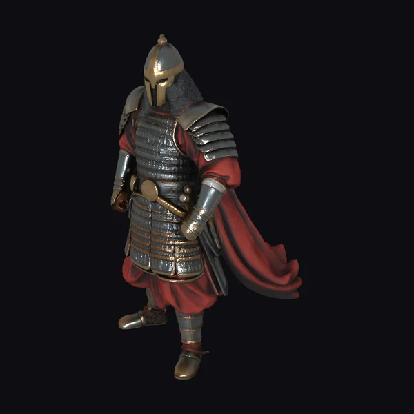 Ancient Warrior in Armor