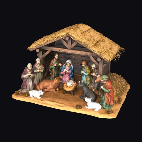 Traditional Nativity Scene