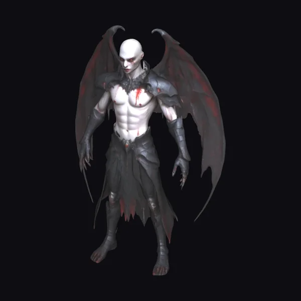 Vampire Warrior with Wings