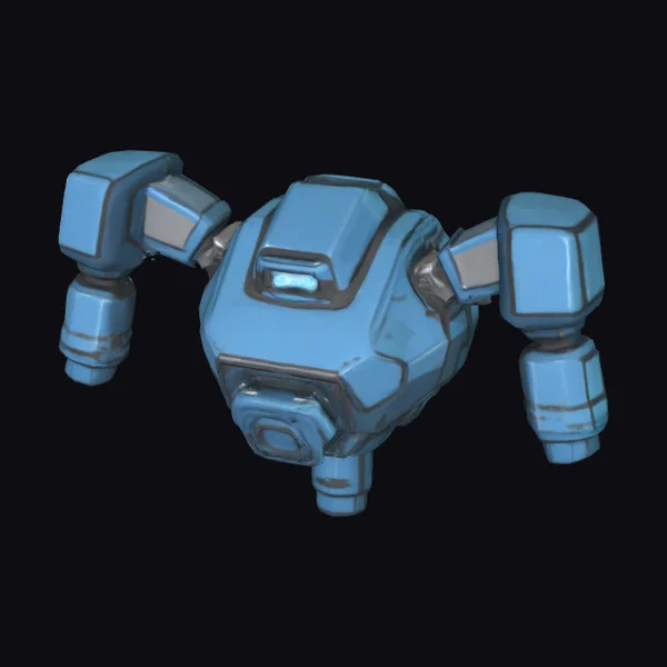 Blue Robot Explorer