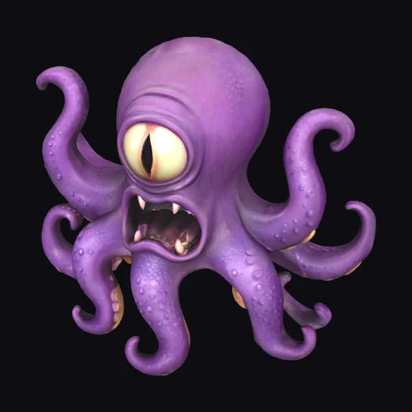 Purple Cyclops Octopus