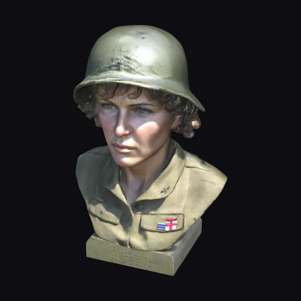 Warrior Woman Military Bust