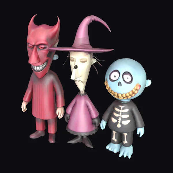 Halloween Character Trio