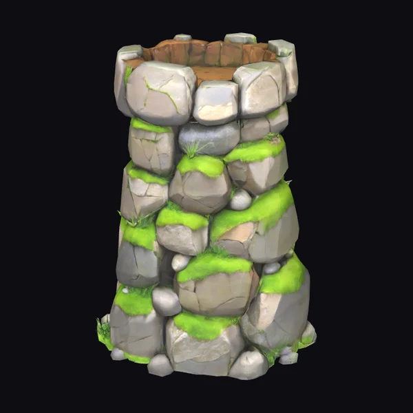 Ancient Stone Tower Ruin