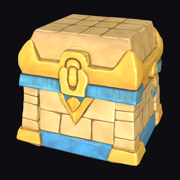 Ancient Egyptian Sandstone Chest