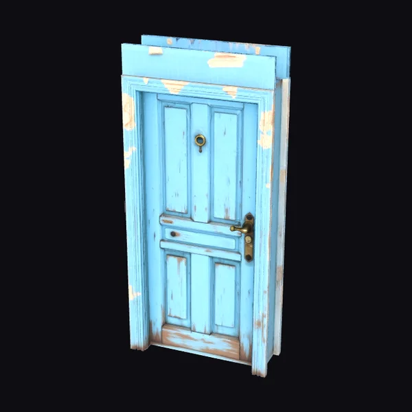 Scuffed Apartment Door