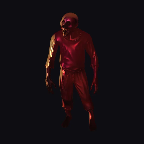 Red Zombie Character