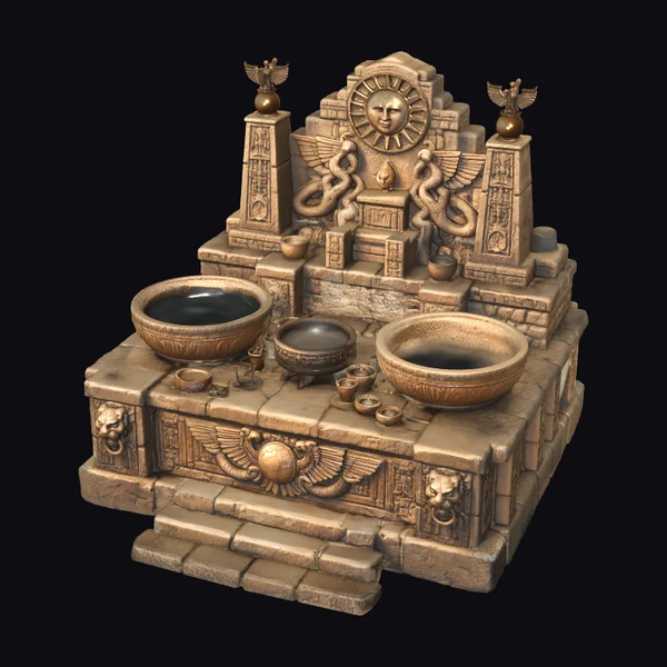 Ancient Sun Altar Structure