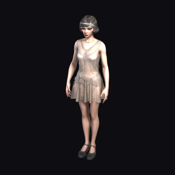Flapper Girl A-Posed