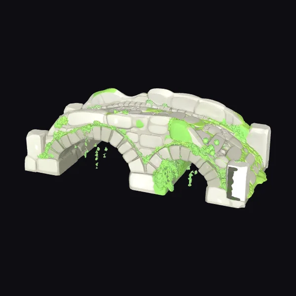 Overgrown Stone Bridge