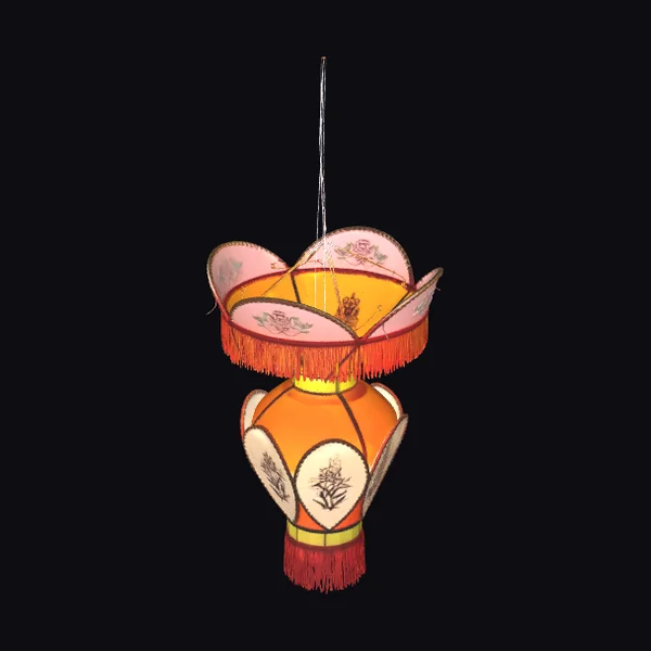 Floral Chinese Lantern