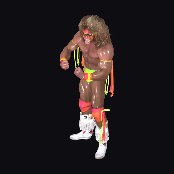 Muscular Man with Fur