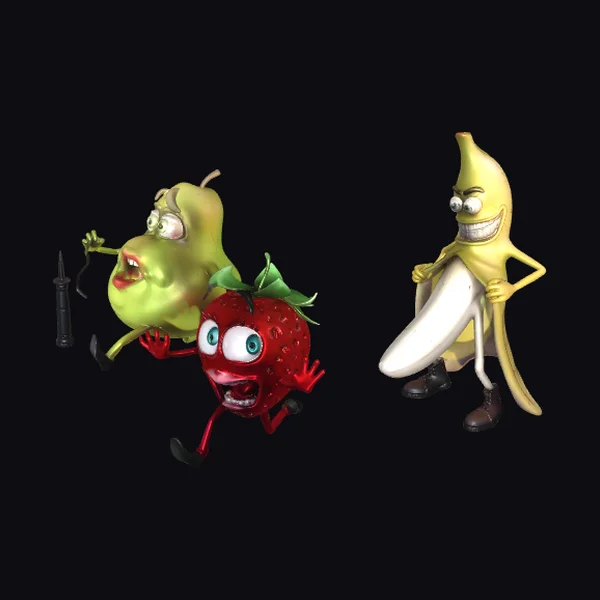 Running Fruit Trio
