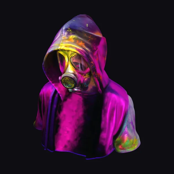 Rainbow Gas Mask Hoodie