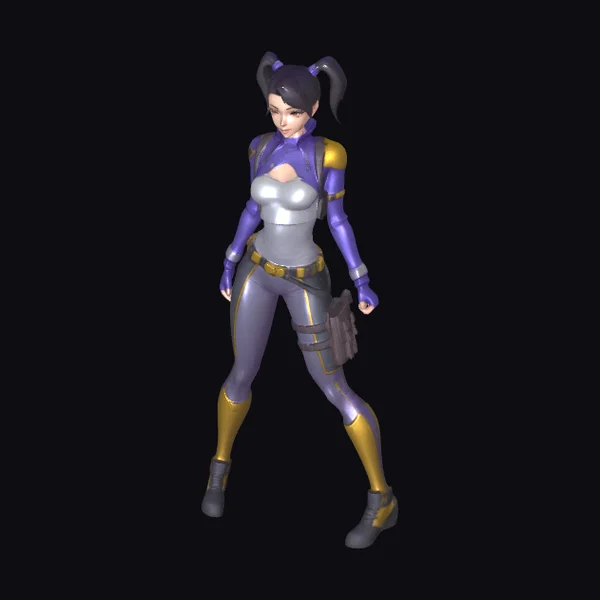 E-Girl Violet Character