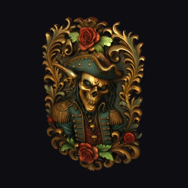 Pirate Skull Portrait