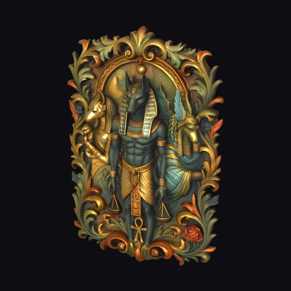Anubis Guardian Plaque
