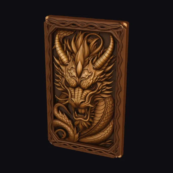 Dragon Head Plaque