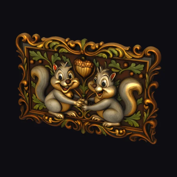 Squirrel Companions Plaque