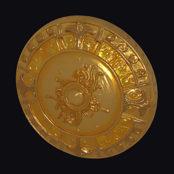 Golden Ornate Mirror