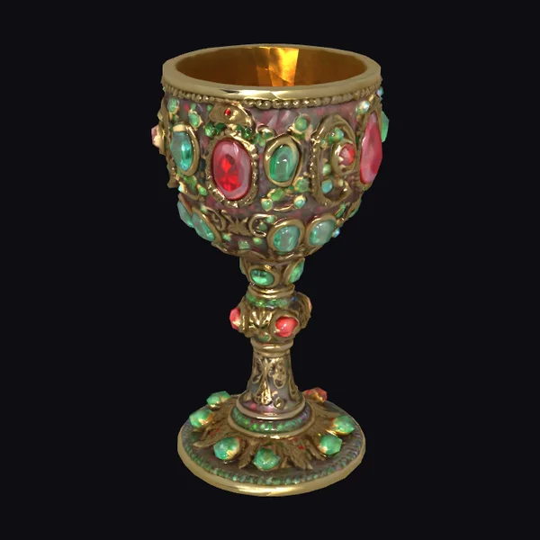 Ornate Gemstone Goblet