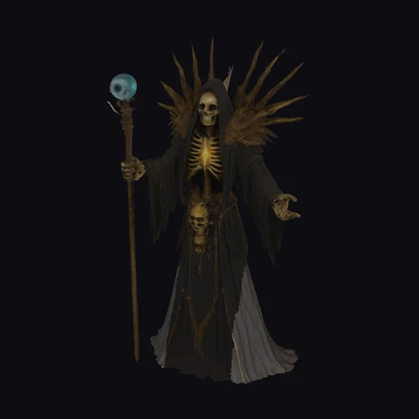 Ethereal Skeleton Necromancer
