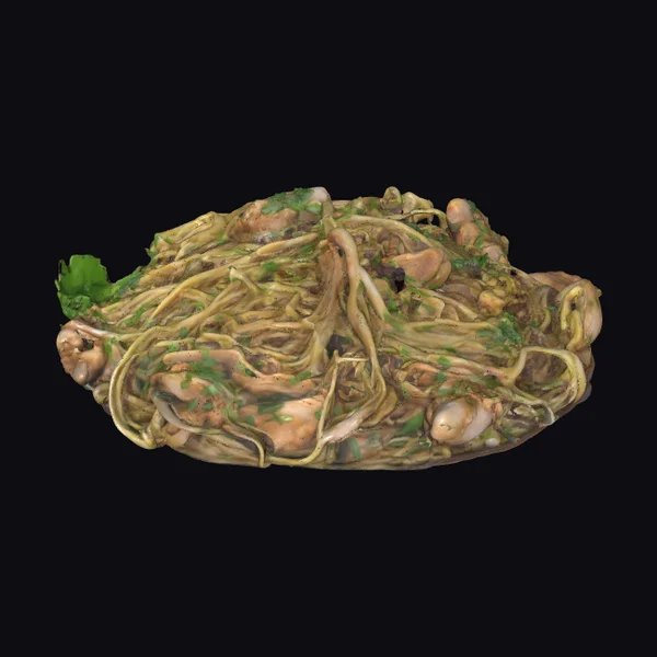 Spicy Chicken Noodle Dish