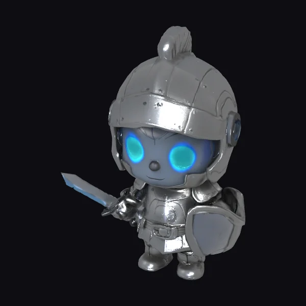 Chibi Knight Figurine