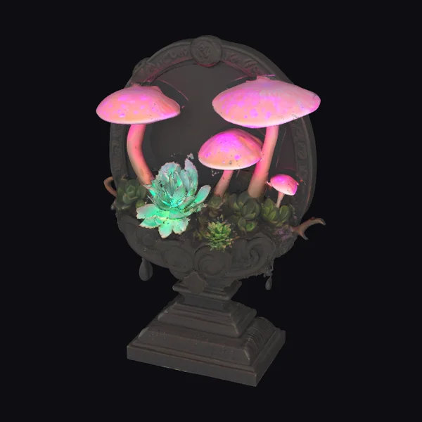 Glowing Succulent Shield