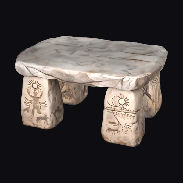 Ancient Petroglyph Table