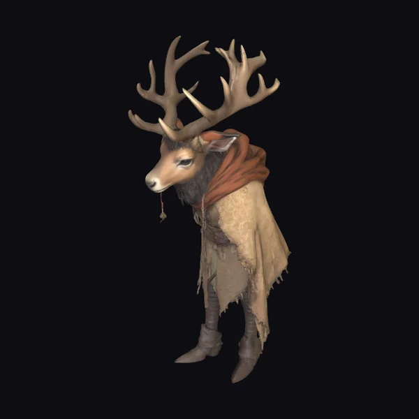 Deer with Tattered Cloak