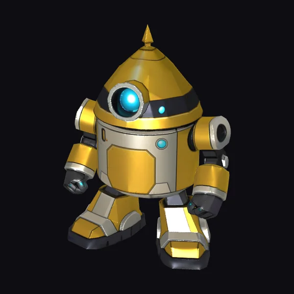 Golden Robot Variant 13
