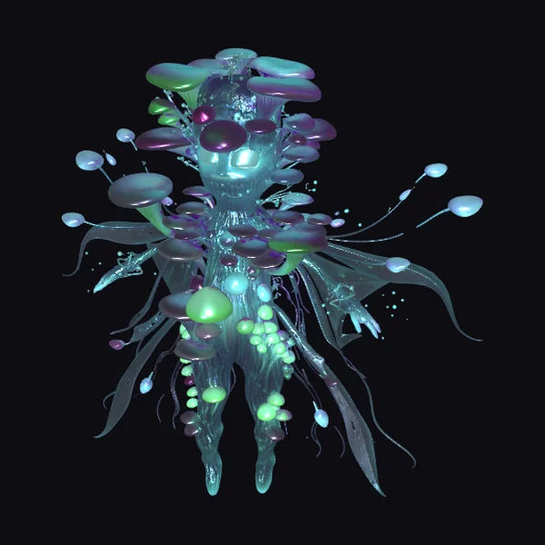 Glowing Fungal Entity