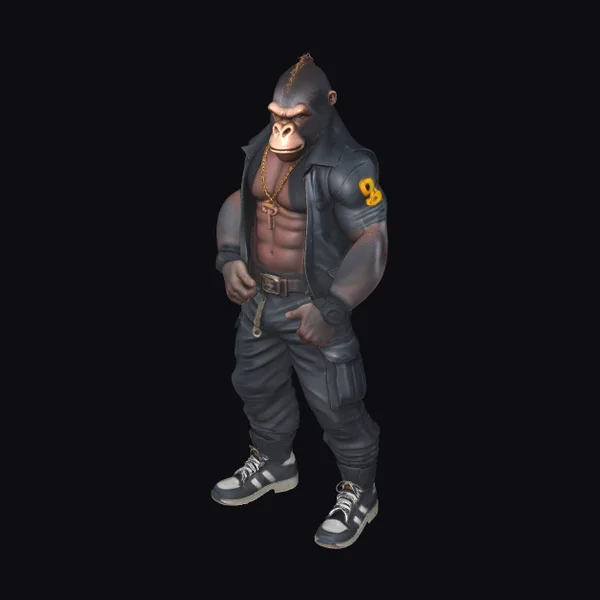 Gorilla Gangster Character