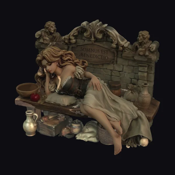 Sleeping Maiden with Apples