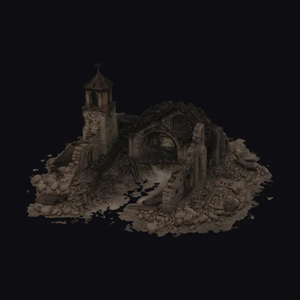 Ruined Church Facade