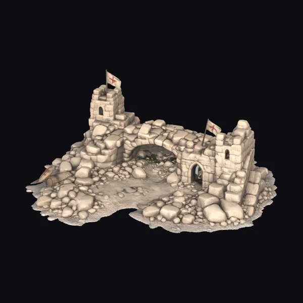 Medieval Ruin Entrance