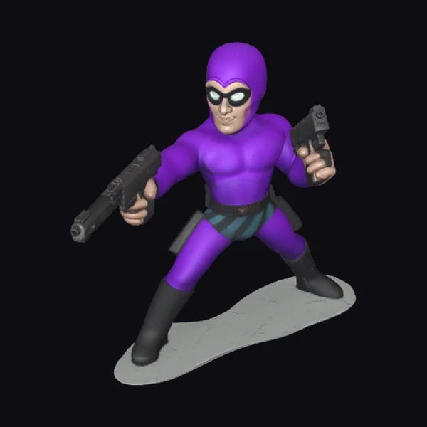 Purple Masked Gunslinger