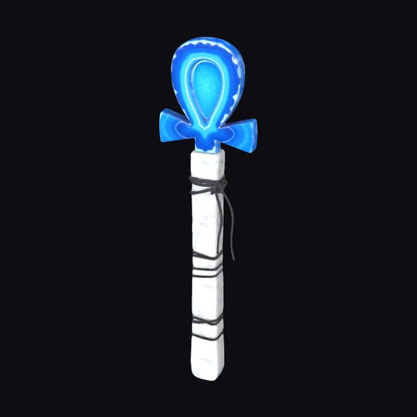 Glowing Ankh Staff