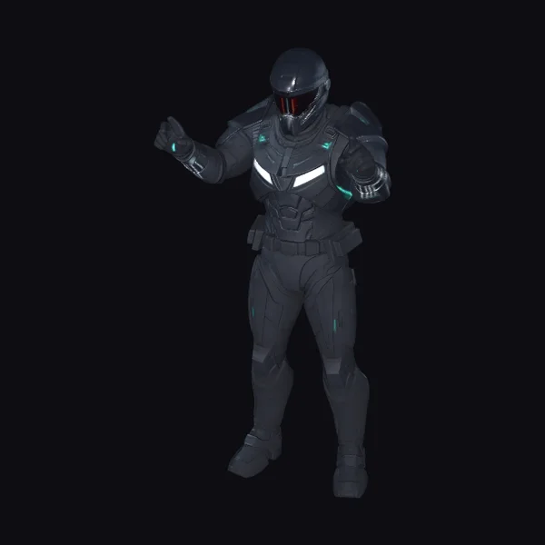 Sci-Fi Soldier Full Body
