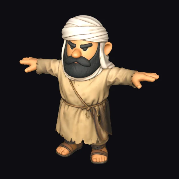 Desert Man with Turban