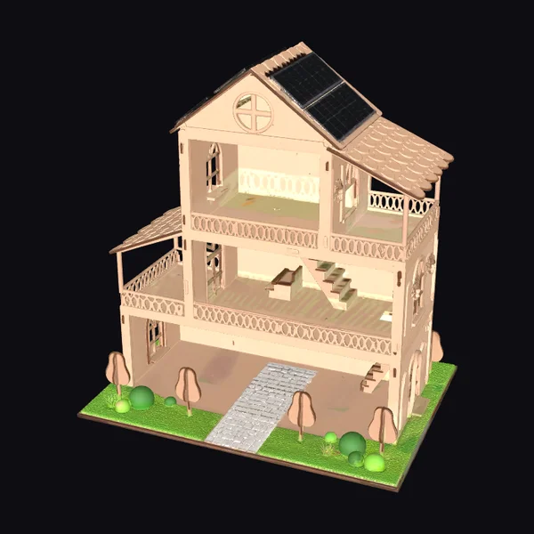 Solar Paneled Dollhouse