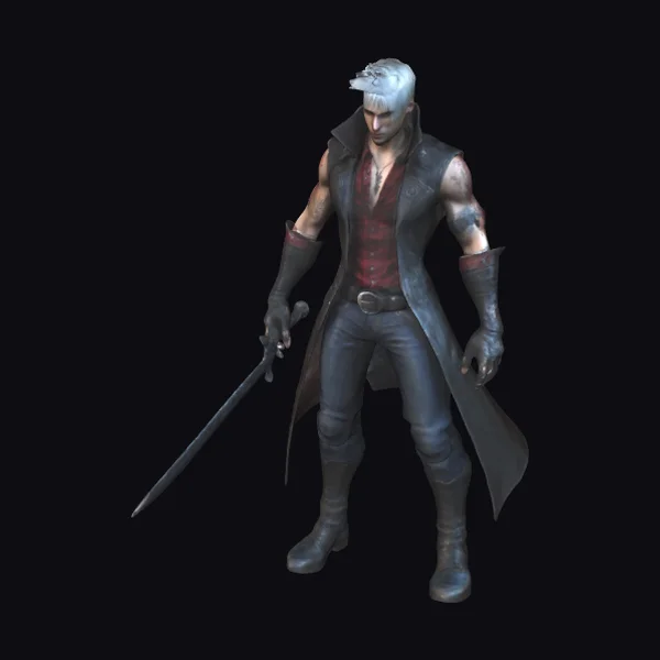 Demonic Warrior with Sword