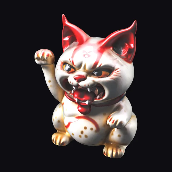 Angry Maneki Neko Demon