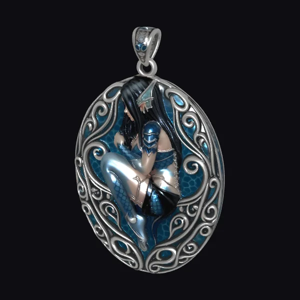 Azure Nymph Pendant
