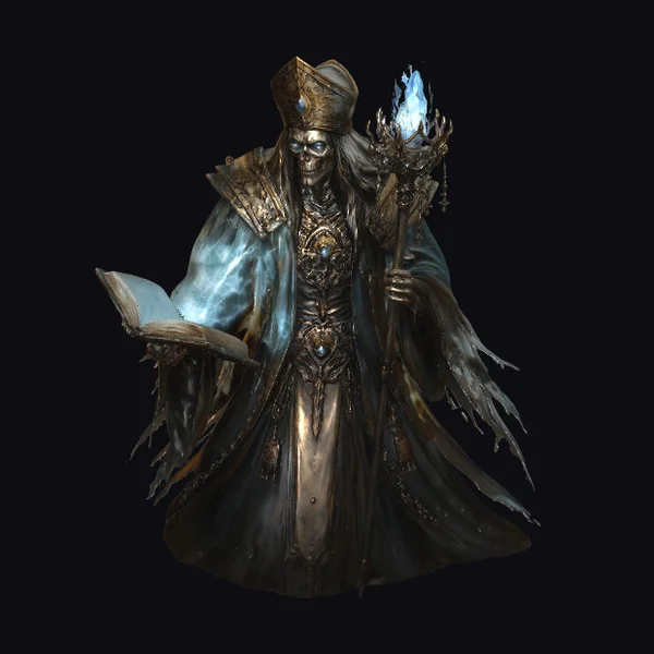 Undead Cleric with Tome