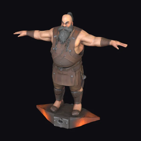Dwarf Blacksmith T Pose