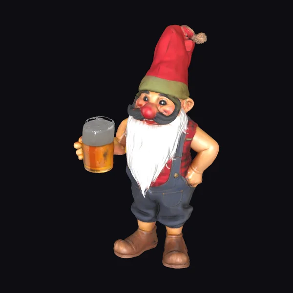 Bavarian Gnome with Beer